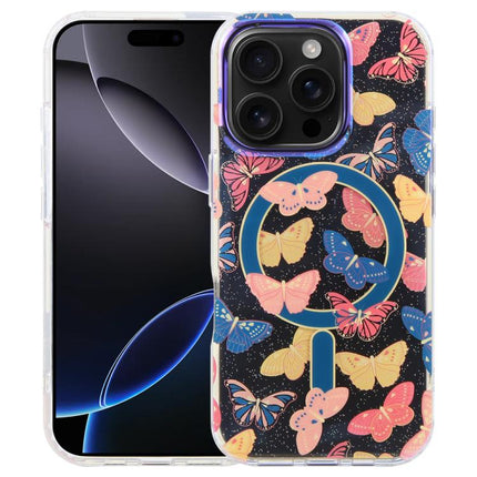 IMD Blue Light Jungle Series Magnetic Phone Case, For iPhone Air, For iPhone 16 Pro Max, For iPhone 16 Pro, For iPhone 16 Plus