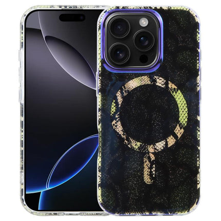 IMD Blue Light Jungle Series Magnetic Phone Case, For iPhone Air, For iPhone 16 Pro Max, For iPhone 16 Pro, For iPhone 16 Plus