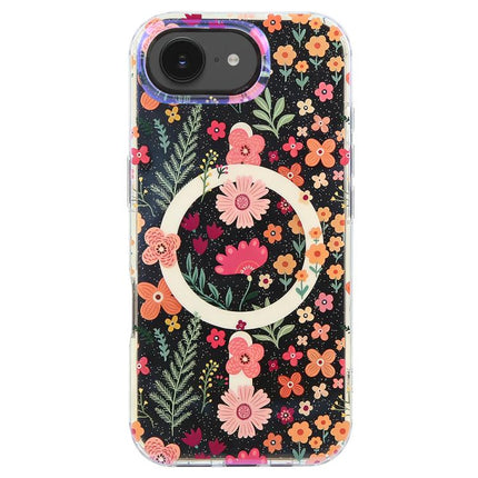 IMD Blue Light Jungle Series Magnetic Phone Case, For iPhone 17e / 16e, For iPhone 17 Pro Max, For iPhone 17 Pro, For iPhone 17