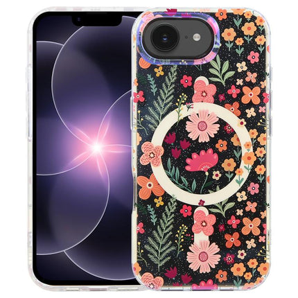 IMD Blue Light Jungle Series Magnetic Phone Case, For iPhone 17e / 16e, For iPhone 17 Pro Max, For iPhone 17 Pro, For iPhone 17