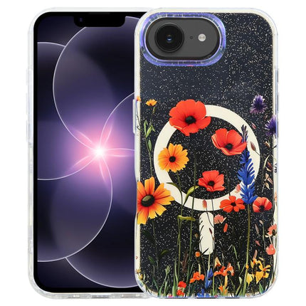 IMD Blue Light Jungle Series Magnetic Phone Case, For iPhone 17e / 16e, For iPhone 17 Pro Max, For iPhone 17 Pro, For iPhone 17