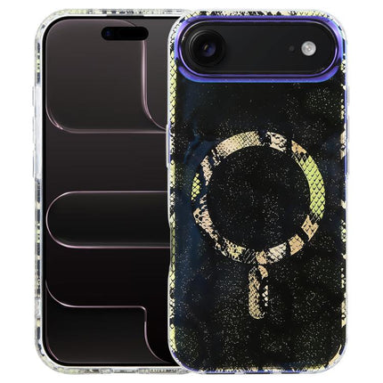 IMD Blue Light Jungle Series Magnetic Phone Case, For iPhone Air, For iPhone 16 Pro Max, For iPhone 16 Pro, For iPhone 16 Plus