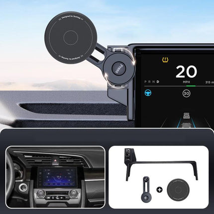 Car Screen Magnetic Phone Holder Mount with Extension Arm, For Honda Accord 2023-2025, For Honda 10th Gen Civic 2016-2021, For Honda CR-V / Breeze 2017-2022, For Honda CR-V / Breeze 2023