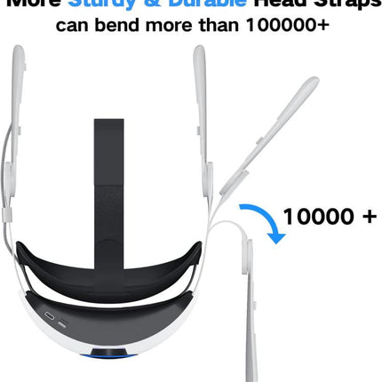WG38 VR Head Strap with 1000mAh Battery, RGB Ver. For Meta Quest 3 / 3S, Magnetic Ver. For Meta Quest 3 / 3S, RGB Ver. For Meta Quest 2, For Meta Quest 2