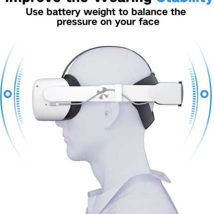 WG38 VR Head Strap with 1000mAh Battery, RGB Ver. For Meta Quest 3 / 3S, Magnetic Ver. For Meta Quest 3 / 3S, RGB Ver. For Meta Quest 2, For Meta Quest 2