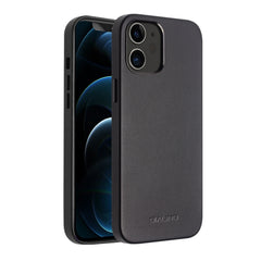 QIALINO Shockproof Cowhide Leather Protective Case, For iPhone 12 mini, For iPhone 12 Pro Max, For iPhone 12 / 12 Pro
