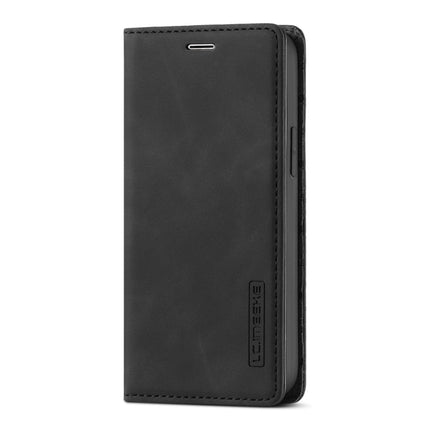 LC.IMEEKE Strong Magnetism Ultra-thin Horizontal Flip Shockproof Matte TPU + PU Leather Case with Holder & Card Slots & Wallet, For iPhone 12 mini, For iPhone 12 / 12 Pro, For iPhone 12 Pro Max, For iPhone XS / X, For iPhone 12 Pro