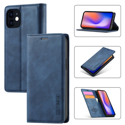 LC.IMEEKE Strong Magnetism Ultra-thin Horizontal Flip Shockproof Matte TPU + PU Leather Case with Holder & Card Slots & Wallet, For iPhone 12 mini, For iPhone 12 / 12 Pro, For iPhone 12 Pro Max, For iPhone 12 Pro, For iPhone XS / X