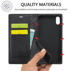 LC.IMEEKE Strong Magnetism Ultra-thin Horizontal Flip Shockproof Matte TPU + PU Leather Case with Holder & Card Slots & Wallet, For iPhone XR, For iPhone XS Max, For iPhone 6 / 6s, For iPhone 6 Plus / 6s Plus
