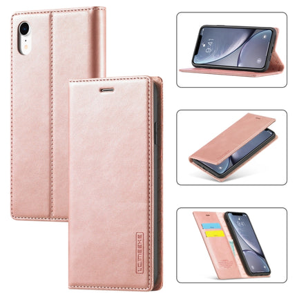 LC.IMEEKE Strong Magnetism Ultra-thin Horizontal Flip Shockproof Matte TPU + PU Leather Case with Holder & Card Slots & Wallet, For iPhone XR, For iPhone XS Max, For iPhone 6 / 6s, For iPhone 6 Plus / 6s Plus