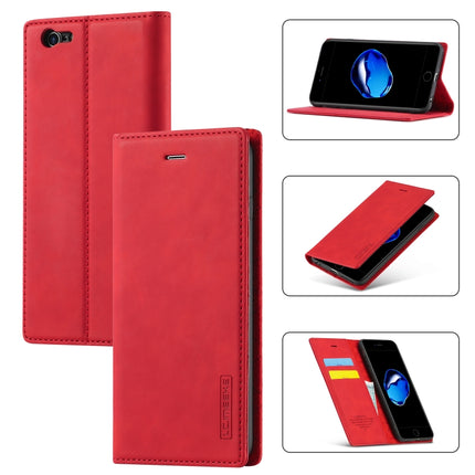 LC.IMEEKE Strong Magnetism Ultra-thin Horizontal Flip Shockproof Matte TPU + PU Leather Case with Holder & Card Slots & Wallet, For iPhone XR, For iPhone XS Max, For iPhone 6 / 6s, For iPhone 6 Plus / 6s Plus