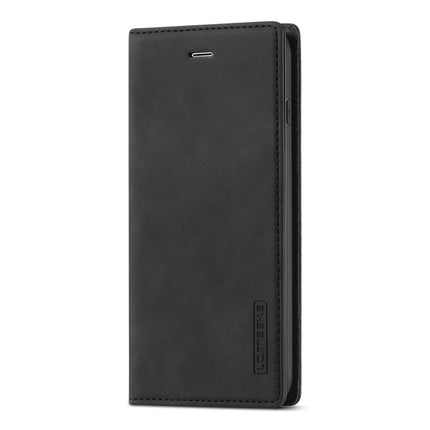 LC.IMEEKE Strong Magnetism Ultra-thin Horizontal Flip Shockproof Matte TPU + PU Leather Case with Holder & Card Slots & Wallet, For iPhone 8 Plus / 7 Plus, For iPhone 11, For iPhone 11 Pro, For iPhone 11 Pro Max