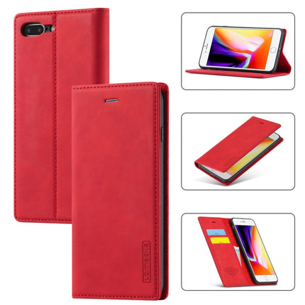 LC.IMEEKE Strong Magnetism Ultra-thin Horizontal Flip Shockproof Matte TPU + PU Leather Case with Holder & Card Slots & Wallet, For iPhone 8 Plus / 7 Plus, For iPhone 11, For iPhone 11 Pro, For iPhone 11 Pro Max