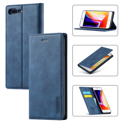 LC.IMEEKE Strong Magnetism Ultra-thin Horizontal Flip Shockproof Matte TPU + PU Leather Case with Holder & Card Slots & Wallet, For iPhone 8 Plus / 7 Plus, For iPhone 11, For iPhone 11 Pro, For iPhone 11 Pro Max