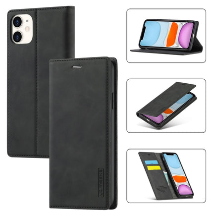 LC.IMEEKE Strong Magnetism Ultra-thin Horizontal Flip Shockproof Matte TPU + PU Leather Case with Holder & Card Slots & Wallet, For iPhone 8 Plus / 7 Plus, For iPhone 11, For iPhone 11 Pro, For iPhone 11 Pro Max