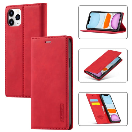 LC.IMEEKE Strong Magnetism Ultra-thin Horizontal Flip Shockproof Matte TPU + PU Leather Case with Holder & Card Slots & Wallet, For iPhone 8 Plus / 7 Plus, For iPhone 11, For iPhone 11 Pro, For iPhone 11 Pro Max