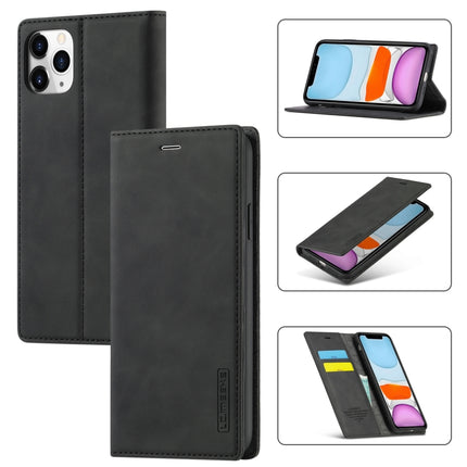 LC.IMEEKE Strong Magnetism Ultra-thin Horizontal Flip Shockproof Matte TPU + PU Leather Case with Holder & Card Slots & Wallet, For iPhone 8 Plus / 7 Plus, For iPhone 11, For iPhone 11 Pro, For iPhone 11 Pro Max