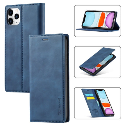 LC.IMEEKE Strong Magnetism Ultra-thin Horizontal Flip Shockproof Matte TPU + PU Leather Case with Holder & Card Slots & Wallet, For iPhone 8 Plus / 7 Plus, For iPhone 11, For iPhone 11 Pro, For iPhone 11 Pro Max