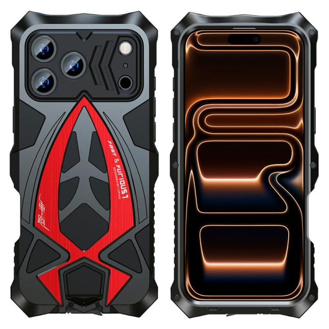 Sports Car Metal Silicone Shockproof Phone Case with Film, For iPhone 17e / 16e, For iPhone 17 Pro Max, For iPhone 16 Pro Max, For iPhone 15 Pro Max, For iPhone 15 Pro, For iPhone 15
