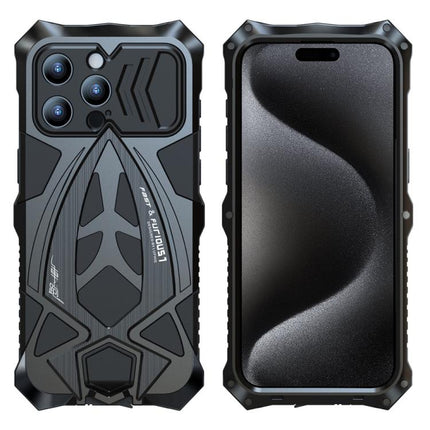 Sports Car Metal Silicone Shockproof Phone Case with Film, For iPhone 17e / 16e, For iPhone 17 Pro Max, For iPhone 16 Pro Max, For iPhone 15 Pro Max, For iPhone 15 Pro, For iPhone 15