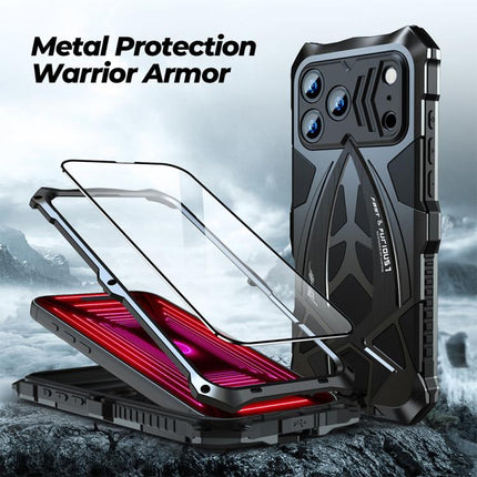 Sports Car Metal Silicone Shockproof Phone Case with Film, For iPhone 17e / 16e, For iPhone 17 Pro Max, For iPhone 16 Pro Max, For iPhone 15 Pro Max, For iPhone 15 Pro, For iPhone 15