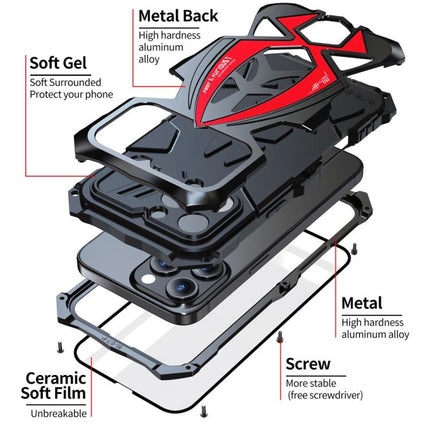 Sports Car Metal Silicone Shockproof Phone Case with Film, For iPhone 17e / 16e, For iPhone 17 Pro Max, For iPhone 16 Pro Max, For iPhone 15 Pro Max, For iPhone 15 Pro, For iPhone 15