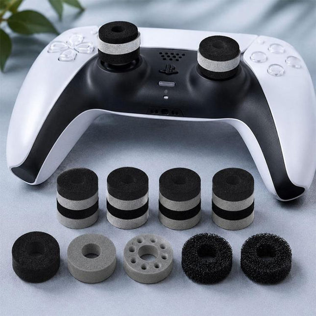 XDcase 16pcs Sponge Aiming Precision Rings for PS4 / PS5 / Xbox / Switch / Google Stadia, 16PCS