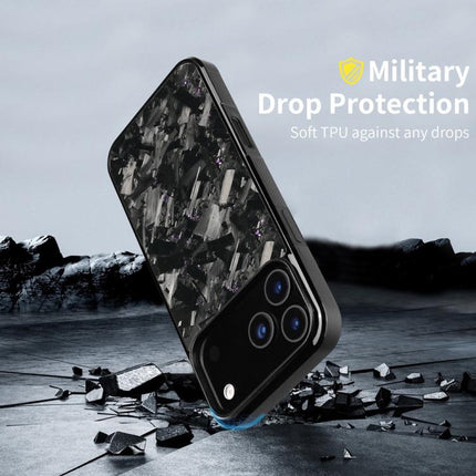 Carbon Fibre PC + TPU Magnetic Phone Case, For iPhone 12 Pro Max, For iPhone 12 Pro, For iPhone 11 Pro Max