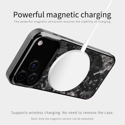 Carbon Fibre PC + TPU Magnetic Phone Case, For iPhone 15, For iPhone 14 Plus, For iPhone 14