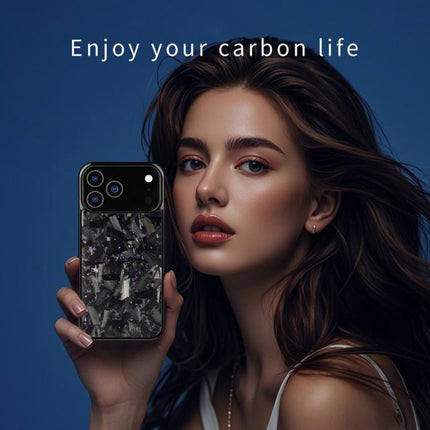 Carbon Fibre PC + TPU Magnetic Phone Case, For iPhone 15 Pro Max, For iPhone 15 Pro, For iPhone 15 Plus