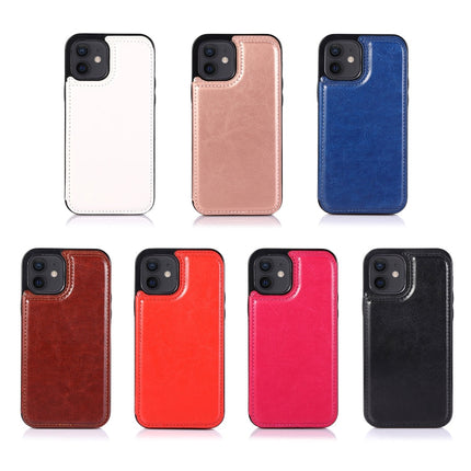 Shockproof PU + TPU Leather Case with Card Slots & Holder & Photo Frame & Wallet, For iPhone 12 mini, For iPhone 12 / 12 Pro, For iPhone 12 Pro Max
