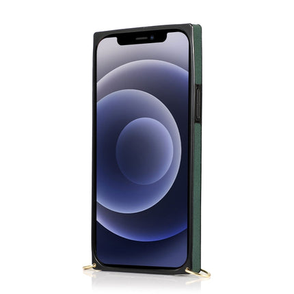 PU+TPU Shockproof Protective Case with Crossbody Lanyard & Holder & Card Slot & Wrist Strap, For iPhone 12 mini, For iPhone 12 / 12 Pro, For iPhone 12 Pro Max