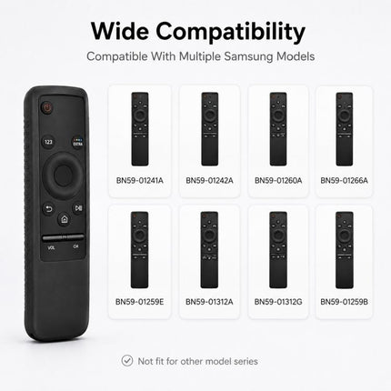 XDcase Shockproof Soft Silicone Protective Case, For Samsung TV Remote BN59 Series