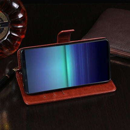 idewei Crazy Horse Texture Horizontal Flip Leather Case with Holder & Card Slots & Wallet, For Sony Xperia 5 II, For TCL 10 Pro, For TCL 10L