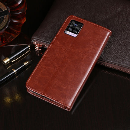 idewei Crazy Horse Texture Horizontal Flip Leather Case with Holder & Card Slots & Wallet, For Vivo Y91C, For Wiko View4 Lite, For Wiko View 5