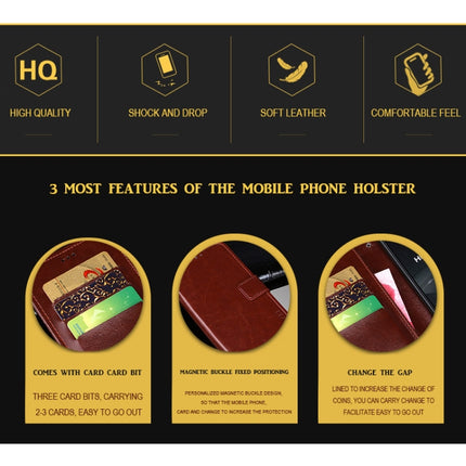 idewei Crazy Horse Texture Horizontal Flip Leather Case with Holder & Card Slots & Wallet, For Wiko View5 Plus, For Wiko Y61, For Xiaomi Mi 10 Ultra
