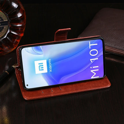 idewei Crazy Horse Texture Horizontal Flip Leather Case with Holder & Card Slots & Wallet, For Xiaomi Poco F2 Pro, For Xiaomi Poco M2, For Xiaomi Poco X3 NFC