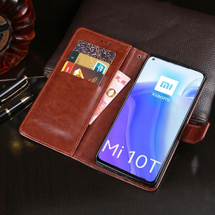 idewei Crazy Horse Texture Horizontal Flip Leather Case with Holder & Card Slots & Wallet, For Xiaomi Poco F2 Pro, For Xiaomi Poco M2, For Xiaomi Poco X3 NFC