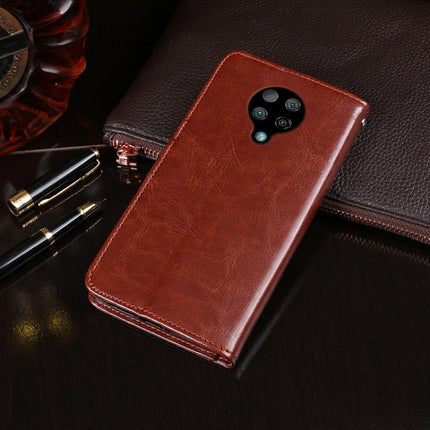 idewei Crazy Horse Texture Horizontal Flip Leather Case with Holder & Card Slots & Wallet, For Xiaomi Poco F2 Pro, For Xiaomi Poco M2, For Xiaomi Poco X3 NFC