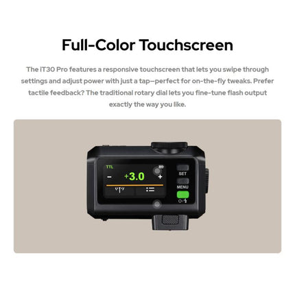Godox iT30 Pro TTL Mini iFlash Camera Flash Light, iT30 Pro C For Canon, iT30 Pro N For Nikon, iT30 Pro S For Sony, iT30 Pro F For FUJIFILM, iT30 Pro O For Olympus / Panasonic, iT30 Pro L For Leica