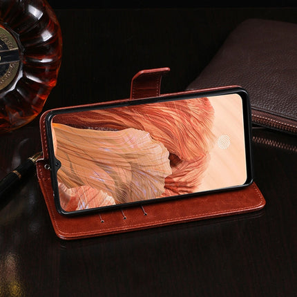 idewei Crazy Horse Texture Horizontal Flip Leather Case with Holder & Card Slots & Wallet, For OPPO A73, For OPPO F17, For OPPO F17 Pro