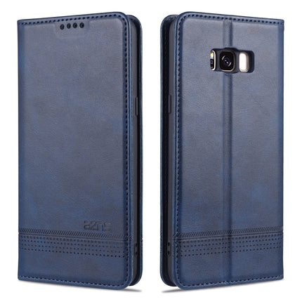 AZNS Magnetic Calf Texture Horizontal Flip Leather Case with Card Slots & Holder & Wallet, For Samsung Galaxy S8, For Samsung Galaxy S8+, For Samsung Galaxy S9, For Samsung Galaxy S9+