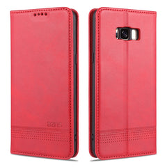 AZNS Magnetic Calf Texture Horizontal Flip Leather Case with Card Slots & Holder & Wallet, For Samsung Galaxy S8, For Samsung Galaxy S8+, For Samsung Galaxy S9, For Samsung Galaxy S9+