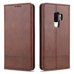 AZNS Magnetic Calf Texture Horizontal Flip Leather Case with Card Slots & Holder & Wallet, For Samsung Galaxy S8, For Samsung Galaxy S8+, For Samsung Galaxy S9, For Samsung Galaxy S9+