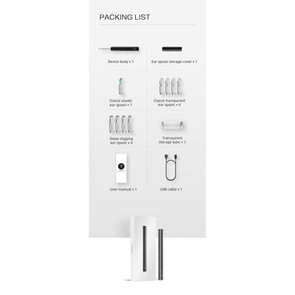 Bebird C3 Pro 2.4G 3.5mm Wireless Wifi High-definition Visual Ear Spoon 3 Million Pixels Out Ear Visual Ear Spoon, C3 Pro (Black), C3 Pro (White), C3 Pro (Pink), C3 Pro (Green)