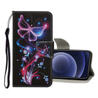 For iPhone 12 mini / Fluorescent Butterfly