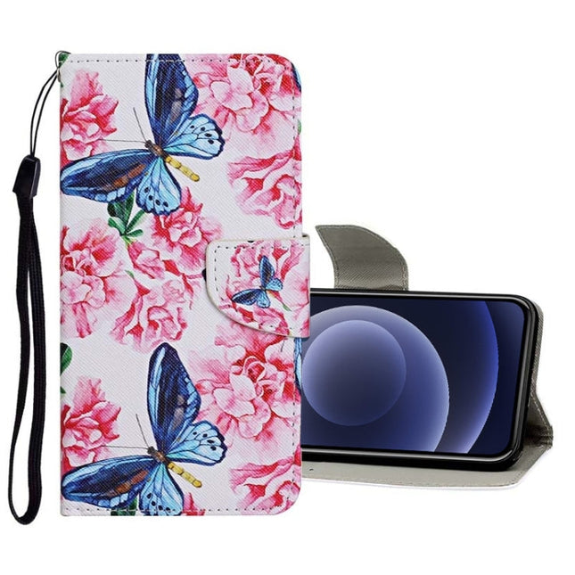 Colored Drawing Pattern Horizontal Flip Leather Case with Holder & Card Slots & Wallet, For iPhone 12 mini, For iPhone 12 / 12 Pro