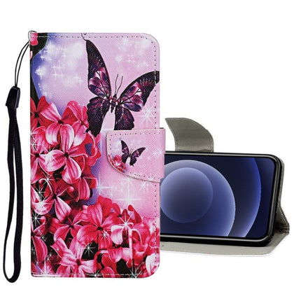 Colored Drawing Pattern Horizontal Flip Leather Case with Holder & Card Slots & Wallet, For iPhone 12 mini, For iPhone 12 / 12 Pro