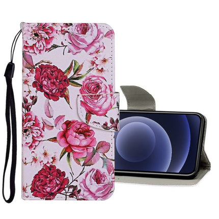 Colored Drawing Pattern Horizontal Flip Leather Case with Holder & Card Slots & Wallet, For iPhone 12 mini, For iPhone 12 / 12 Pro