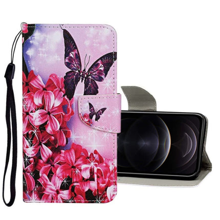 Colored Drawing Pattern Horizontal Flip Leather Case with Holder & Card Slots & Wallet, For iPhone 12 mini, For iPhone 12 / 12 Pro